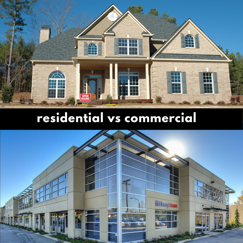 residential house, open house, commercial building